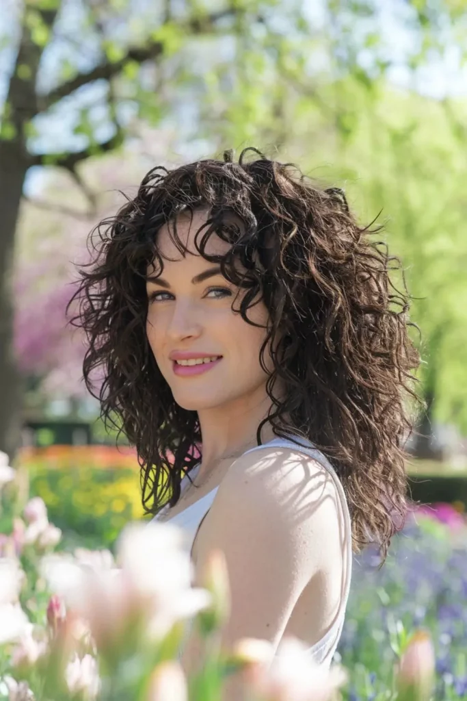 Die 16 schönsten Frisuren für mittellange Locken 2025