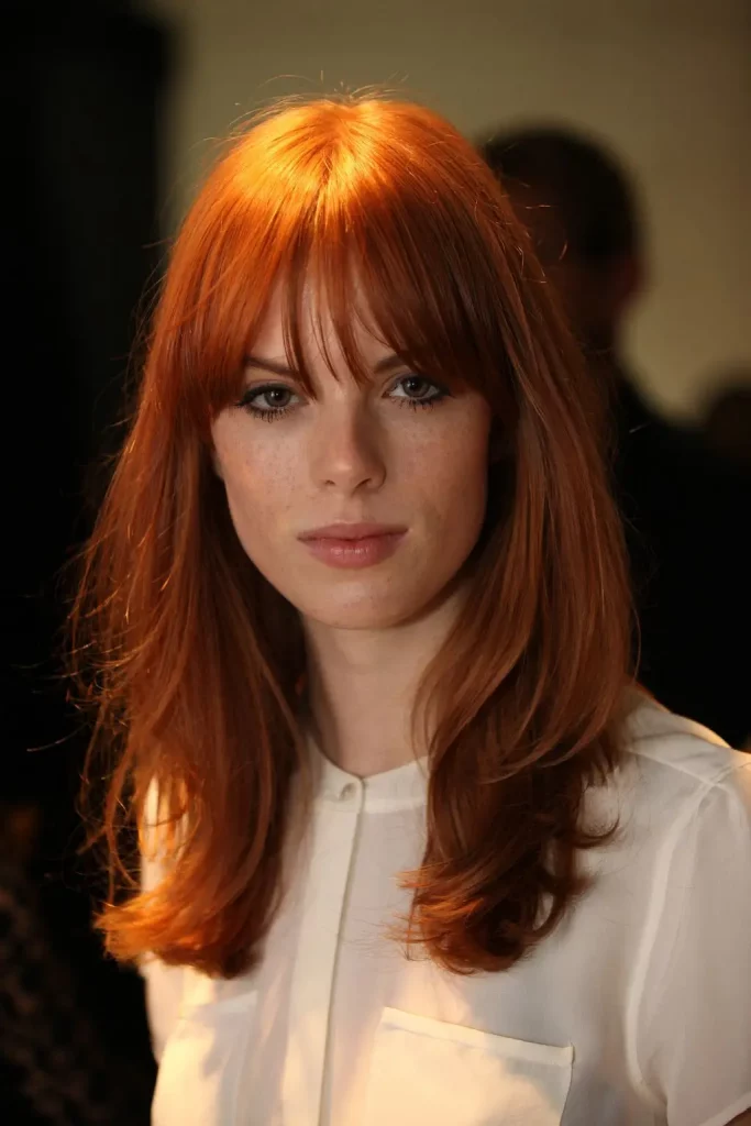 16 Ideen für Schulterlange Haare mit Pony – Trendlooks 2025