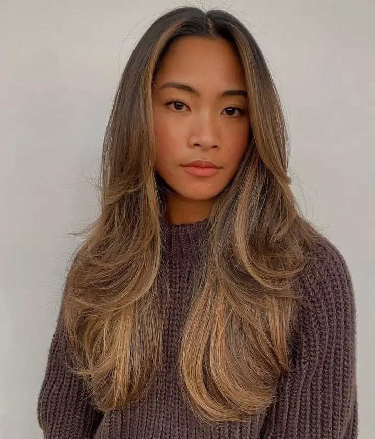 18 Ideen für einen Stufenschnitt bei langen Haaren